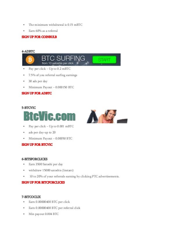 10 Best And High Paying Bitcoin Ptc Sites 2018 Paid To Click Sites - 